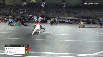 184 lbs 7th Place - Andrew Nicholson, Western Wyoming vs Deston Miller, Pratt