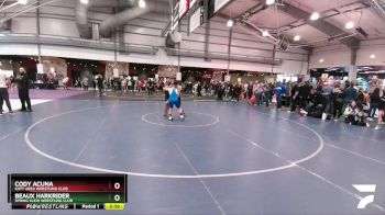 132 lbs Quarterfinal - Beaux Harkrider, Spring Klein Wrestling Club vs Cody Acuna, Katy Area Wrestling Club