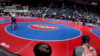 1A-144 lbs Cons. Round 2 - Owen Hadelman, St Francis School vs Landon Brown, Gordon Lee