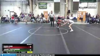80 lbs Round 1 (4 Team) - Jamiel Castleberry, Dynasty Bad Boy vs Gage Lohr, Eagle X