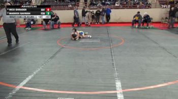 75_B lbs Round Of 32 - Nico Shrader, Bentworth vs Maddox Gavrish, Penn Trafford