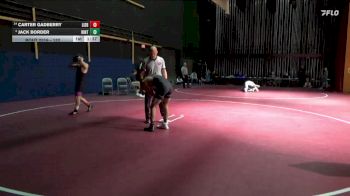 132 lbs 7th Place Match - Jack Border, Hinton vs Carter Gadberry, Lisbon