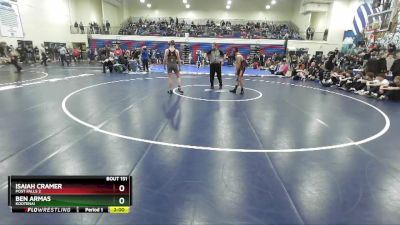 126 lbs Champ. Round 2 - Ben Armas, Kootenai vs Isaiah Cramer, Post Falls 2