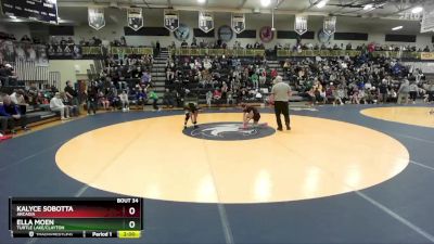 132 lbs Quarterfinal - Kalyce Sobotta, Arcadia vs Ella Moen, Turtle Lake/Clayton