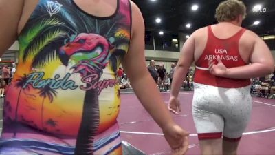 285 lbs Round 5 (6 Team) - Wyatt MacMillan, Team Arkansas vs Greg Bradley, BHWC/Florida Supreme