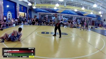 132 lbs Round 6 (8 Team) - Bruce Li, Funky Monkey vs STEPHEN CARRION, NFWA