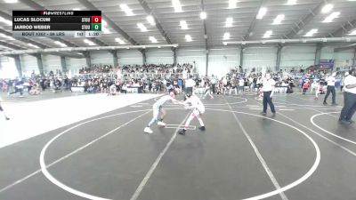 86 lbs Rr Rnd 1 - Lucas Slocum, Stout Wrestling Academy vs Jarrod Weber, Stout Wrestling Academy