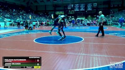 3A-157 lbs Quarterfinal - Malachi Hutchinson, Ridgeland vs Jaxon Delgado, Ringgold