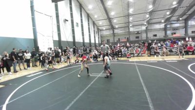 46 lbs Quarterfinal - Clay Newell, Outlaw WC vs Easton Saltenberger, Patriot Mat Club