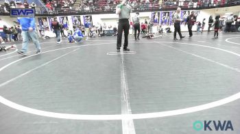 64 lbs Round Of 16 - Lamario Ramsey, Del City Little League vs Rowen Jones, Bridge Creek Youth Wrestling