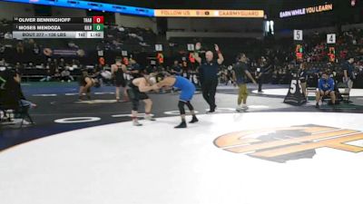 138 lbs Round Of 16 - Oliver Benninghoff, Trabuco Hills (SS) vs Moses Mendoza, Gilroy (CC)