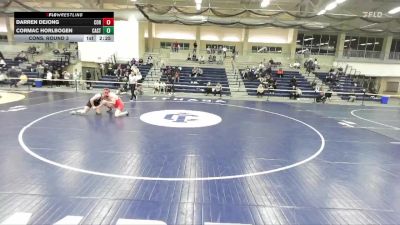 197 lbs Cons. Round 3 - Cormac Horlbogen, Castleton vs Darren DeJong, Cortland