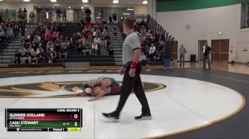 165 lbs Cons. Round 3 - Cash Stewart, Cal Poly vs Gunner Holland, Little Rock