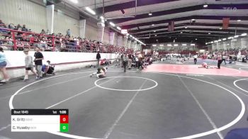 82 lbs Rr Rnd 5 - Kael Gritz, Dove Creek vs Cole Huseby, Devils Wrestling