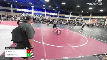 109 lbs Consi Of 32 #2 - Nathan Itchon, Silverback WC vs Zubair Robinson, Socal Grappling