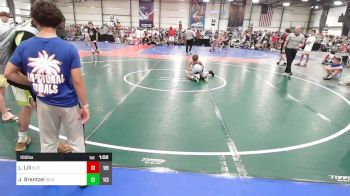 105 lbs Rr Rnd 3 - Landon Lill, Elite NJ MS Black vs Jax Brentzel, Silo