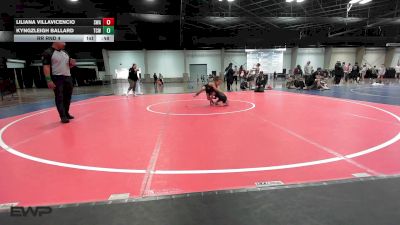 51 lbs Rr Rnd 4 - Liliana Villavicencio, Shelton Wrestling Academy vs Kyngzleigh Ballard, TEAM CONQUER