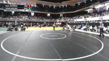 6A 190 lbs 5th Place Match - Ethan Sanchez, Conroe Woodlands College Park vs Saul Gutierrez, Langham Creek