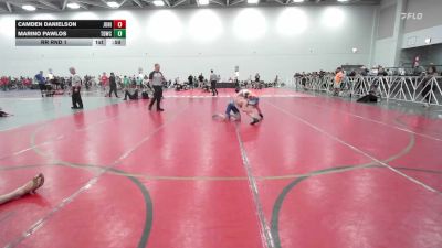95 lbs Rr Rnd 1 - CAMDEN DANIELSON, Junior Terps - EL vs Marino Pawlos, TDWC Minions Blue - EL