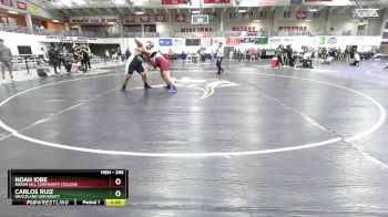 285 lbs Cons. Round 2 - Carlos Ruiz, Graceland University vs Noah Iobe, Indian Hill Community College