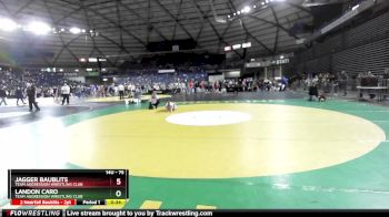 75 lbs Semifinal - Jagger Baublits, Team Aggression Wrestling Club vs Landon Caro, Team Aggression Wrestling Club