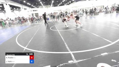 144 lbs Round Of 16 - Aiden Rudie, Billings Wrestling Club vs James York, Silverback WC