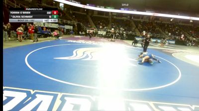 107 lbs Champ. Round 1 - Torrin O`Brien, South Jefferson vs Olivia Schmidt, Valley Central