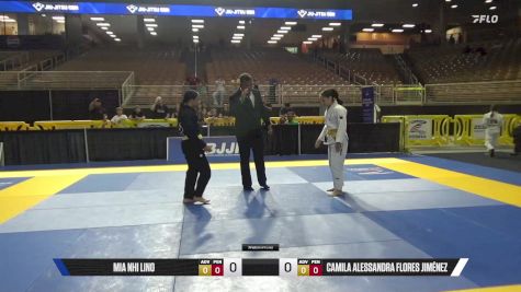 Camila Alessandra Flores Jiménez vs Mia Nhi Lino 2025 Pan Kids Jiu-Jitsu IBJJF Championship