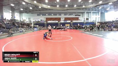 126 lbs Round 2 (3 Team) - Brody Wolcott, Fairport Sr HS vs Drew Baker, Cicero-No.Syracuse HS