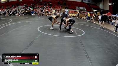 96 lbs Round 1 (6 Team) - Dylan Osolin, Lake WC vs Chase Randolph, Dayton Bandits