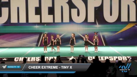 Cheer Extreme - Tiny X [2022 L1 Tiny - Novice - Restrictions Day 1] 2022 CHEERSPORT Greensboro State Classic