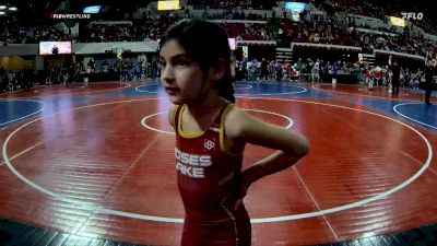 52 lbs Cons. Semi - Aurora Encinas, Silver Valley Wrestling Club vs Samaya Garza, Moses Lake Wrestling Club