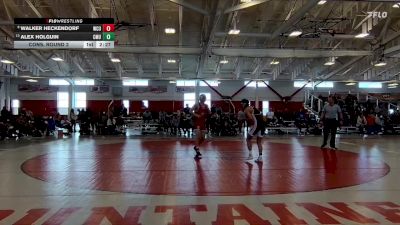 165 lbs Cons. Round 2 - Walker Heckendorf, Western Colorado vs Alex Holguin, Colorado Mesa