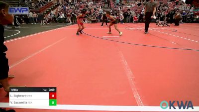 58 lbs Quarterfinal - Legend Bigheart, Sperry Wrestling Club vs Victor Escamilla, RSA RedStorm