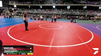 6A 132 lbs Quarterfinal - Trebor Moreno, El Paso Eastwood vs Bailey Earl, San Antonio Roosevelt