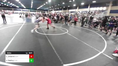 190 lbs Consi Of 8 #1 - Luke Chiarini, Ocrtc vs Josef Sedivy, Clackamas WC