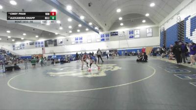 95 lbs Cons. Round 3 - Cindy Phan, Westminster vs Alexandra Knapp, King, Martin Luther Jr