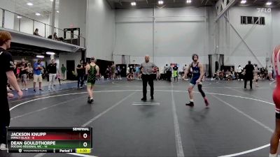 126 lbs Semis (4 Team) - Dean Gouldthorpe, Pocono Regional WC vs Jackson Knupp, Impact Black