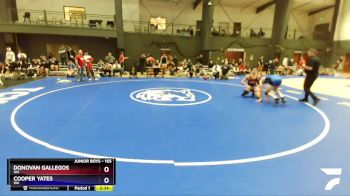 165 lbs Cons. Round 5 - Donovan Gallegos, WA vs Cooper Yates, WA