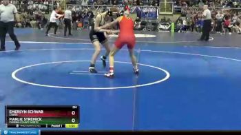 115 lbs Quarterfinal - Emersyn Schwab, Lisbon vs Marlie Stremick, Pembina County North