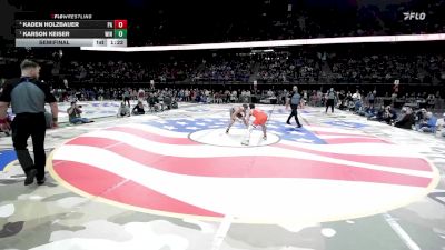 Semifinal - Karson Keiser, Winner vs Kaden Holzbauer, Parkston
