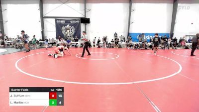 116 lbs Quarterfinal - Jacob Buffum, Team Gotcha vs Layne Martin, Michigan Premier Blue