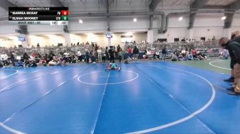 85 lbs Cons. Round 2 - Elijiah Mooney, Carrollton Thunder Wrestling vs Marrea McKay, Powerhouse Wrestling