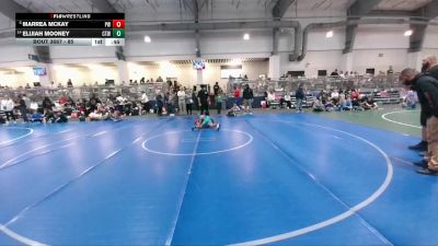 85 lbs Cons. Round 2 - Elijiah Mooney, Carrollton Thunder Wrestling vs Marrea McKay, Powerhouse Wrestling