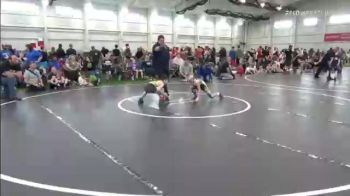 B-65 lbs Quarterfinal - Walker Slayton, WV vs Bryce Laplante, MI