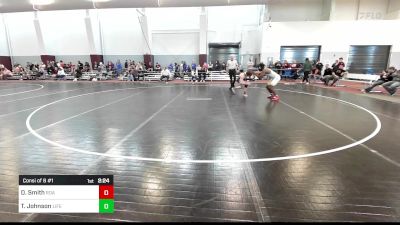 141 lbs Consi Of 8 #1 - Dustin Smith, Roanoke College vs Tyree Johnson, Life University