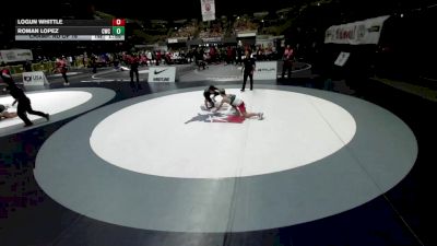 113 lbs Champ. Rd Of 16 - Roman Lopez, Coalinga Wrestling Club vs Logun Whittle