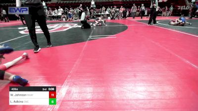 40 lbs Quarterfinal - Jase Tyson, Verdigris Youth Wrestling vs Ronan Morris, Skiatook Youth Wrestling