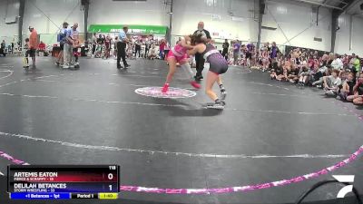 118 lbs Round 1 (3 Team) - Delilah Betances, Storm Wrestling vs Artemis Eaton, Fierce & Scrappy