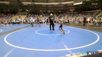 58 lbs Round Of 16 - Zane Murray, Hinton Takedown Club vs Uzziah Clark, Pin-King All Stars